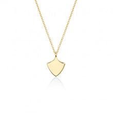 Load image into Gallery viewer, 10K GOLD SHIELD NECKLACE
