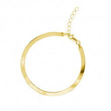 Load image into Gallery viewer, 10K YELLOW GOLD HERRINGBONE CHAIN BRACELET 3.5MM
